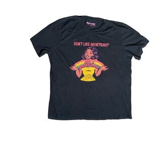 Tragic Girls Graphic Tee XXL Feminist Slogan Activist Shirt Black